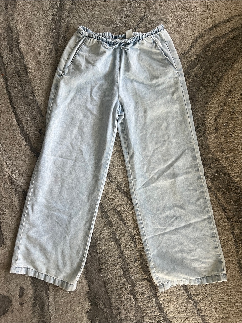 H&M girls wide leg jeans size 10-11